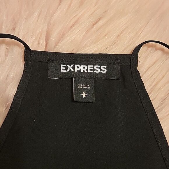 Express Black Camisole with Lace Trim size Small NWT - Picture 8 of 8